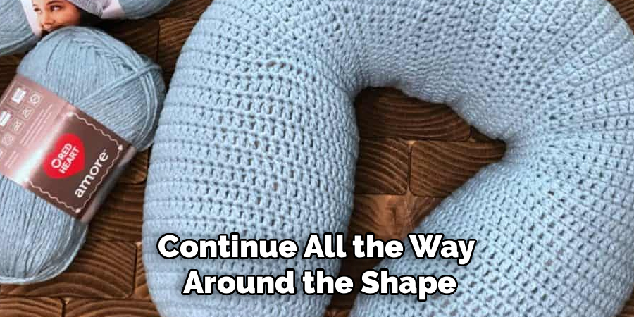 Continue All the Way
Around the Shape